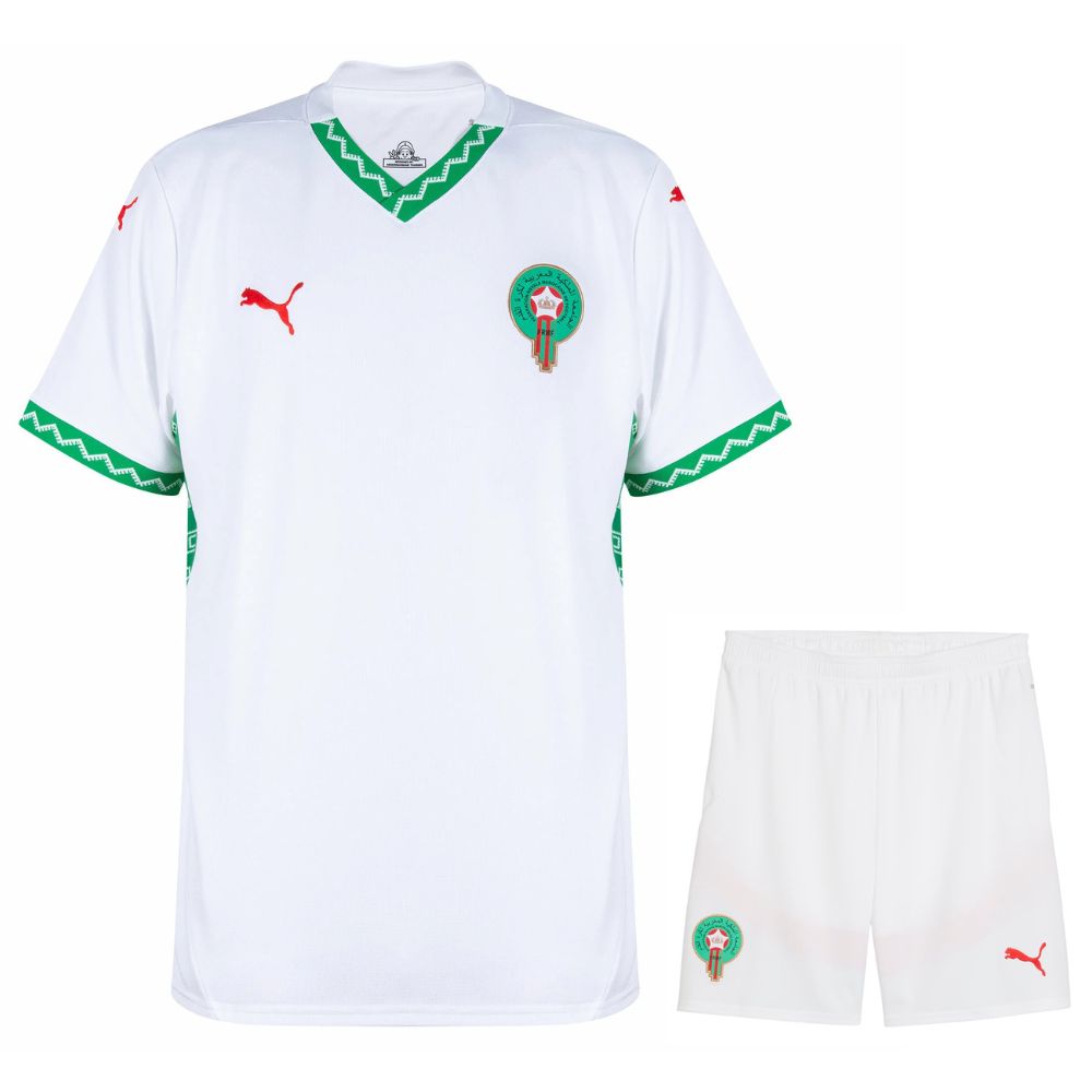 2 maillot maroc pour enfant avec short