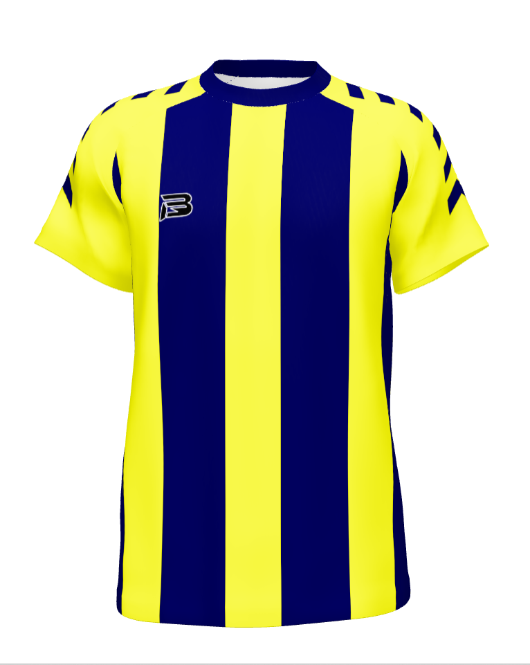 T-shirt da calcio personalizzata con fascia frontale